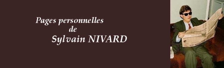 Pages personnelles de Sylvain Nivard